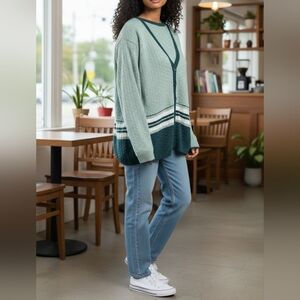 Vtg 90s Alfred Dunner Cardigan Style Sweater